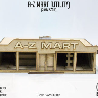 28mm 32mm MDF Petrol Mini Mart Building Kit